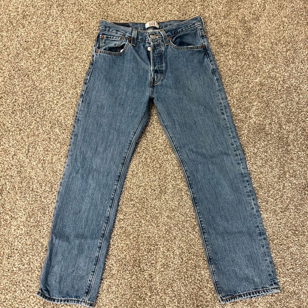 Vintage Levi's 501 Straight Leg Jeans Classic Denim 32 x 30